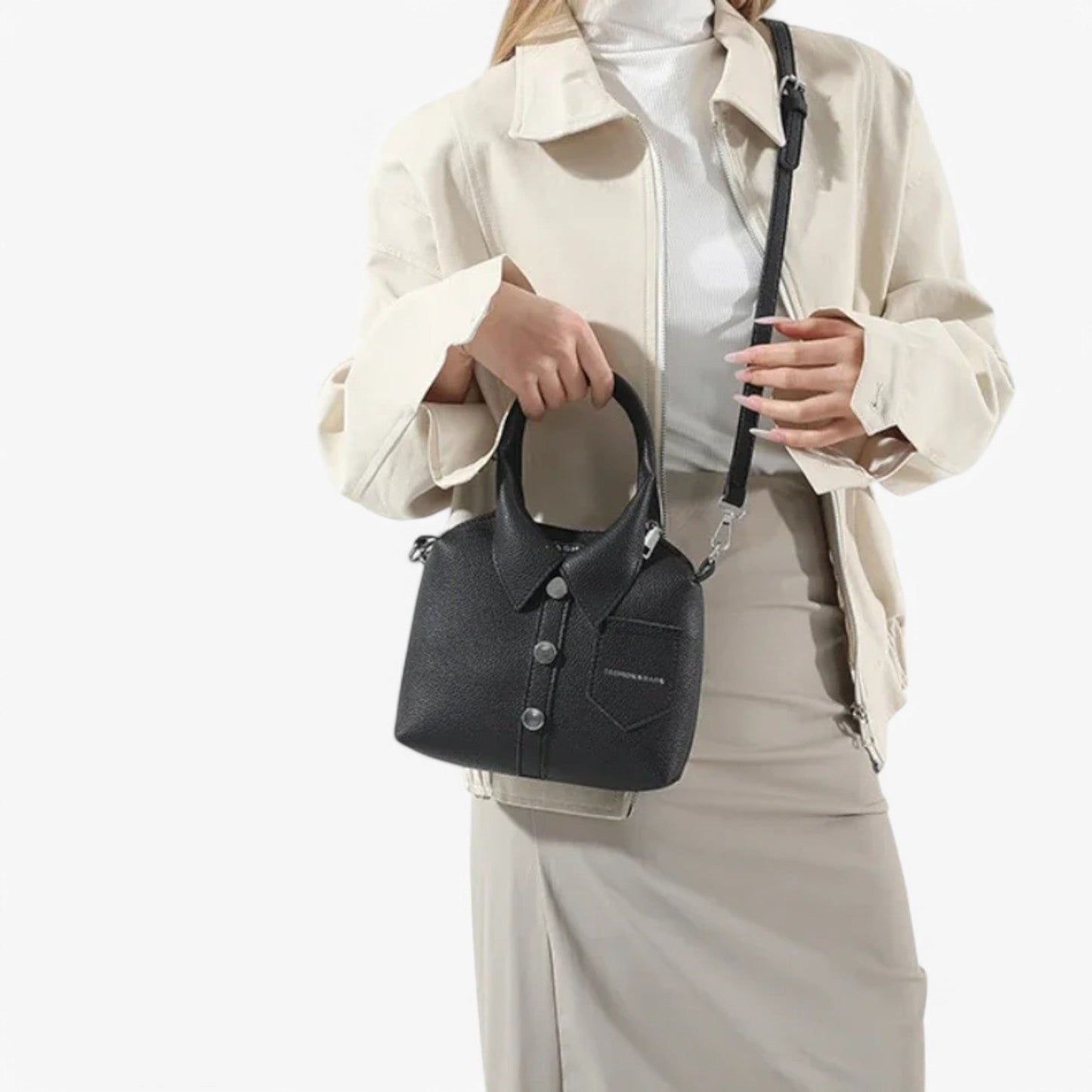 Borsa A Mano Multicolore Compatta Donna — Olbia, immagine 6