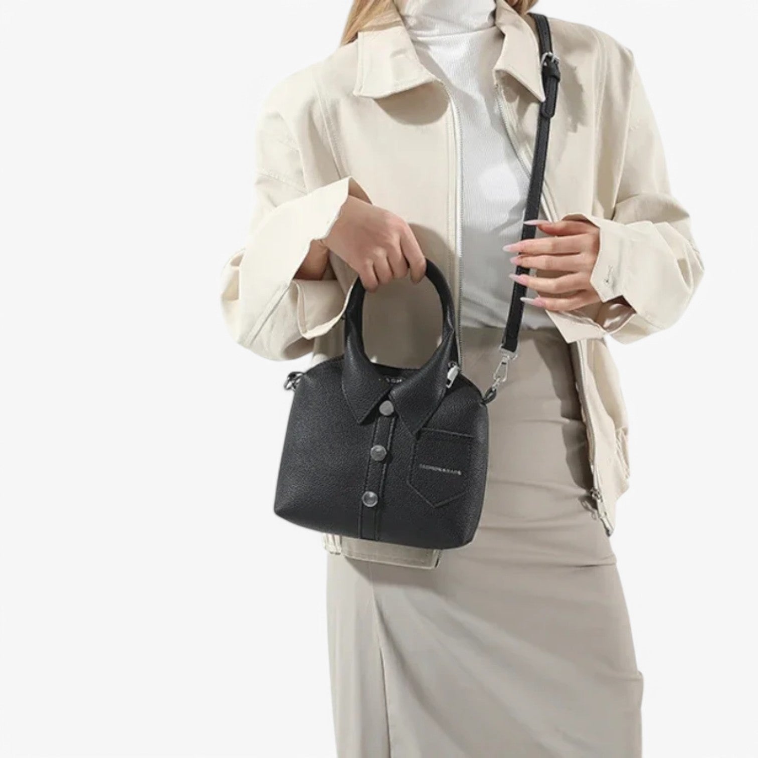Borsa A Mano Multicolore Compatta Donna — Olbia, immagine 6