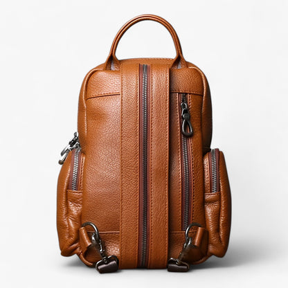 Zaino Borsa 2 In 1 Nero Multitasche Donna — Lucca, immagine 6