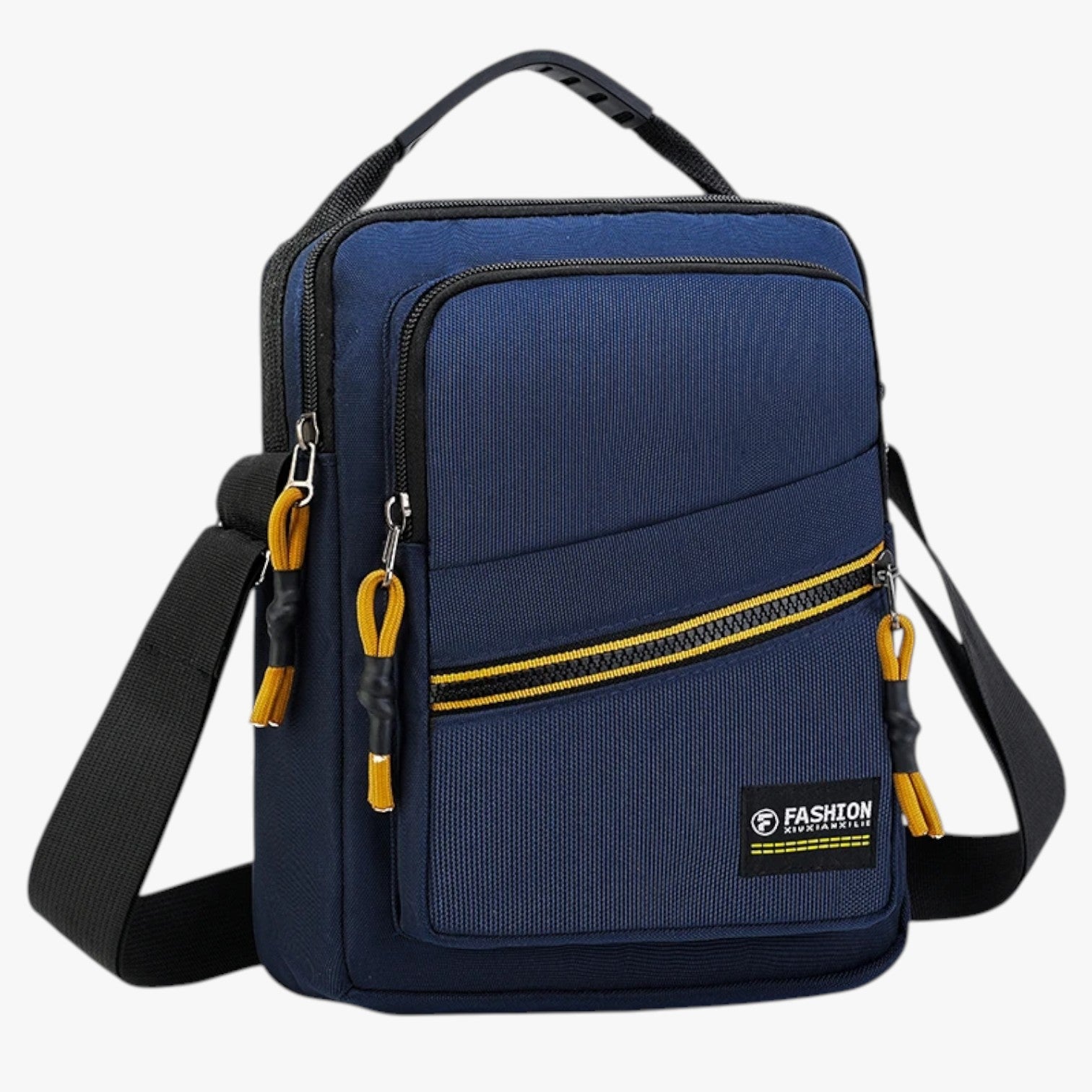 Borsa Messenger Multicolore Compatta Uomo — Trento, immagine 7