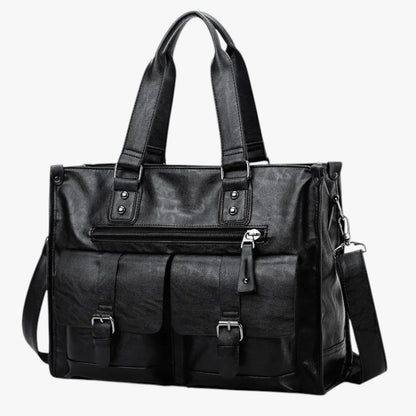 Borsa Monospalla Nera Multitasche Donna — Siena, immagine 1