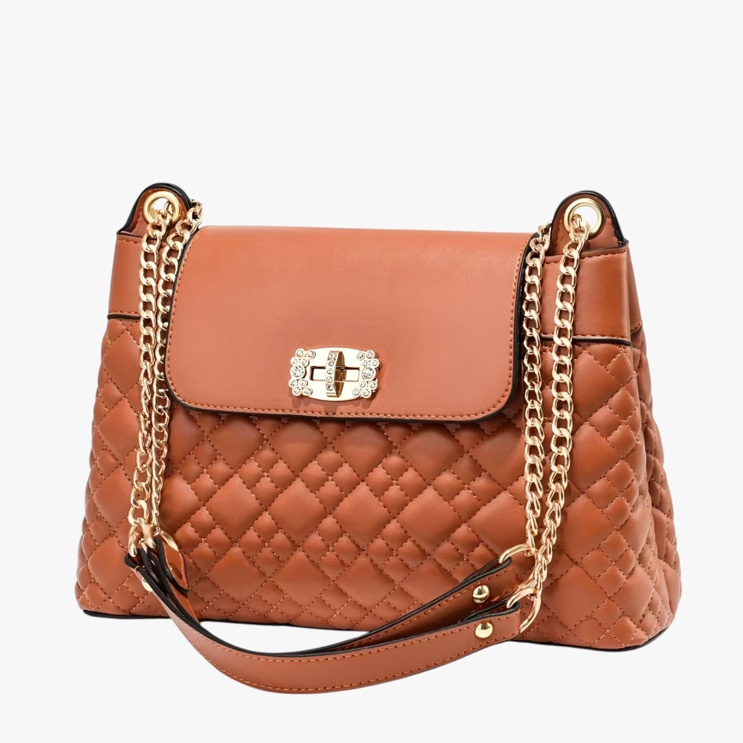 Borsa A Secchiello Trapuntata Multicolore Donna — Viola, immagine 3