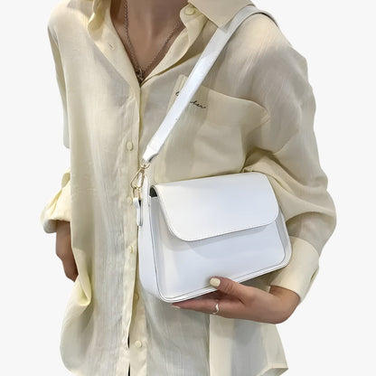 Borsa A Tracolla Multicolore Compatta Donna — Celeste, immagine 10