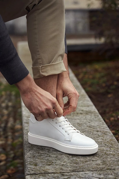Modica — Sneakers Bianche Da Uomo, immagine 6