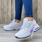 Sneakers Da Passeggio Da Donna In Tessuto Con Suola Ammortizzata, immagine 7