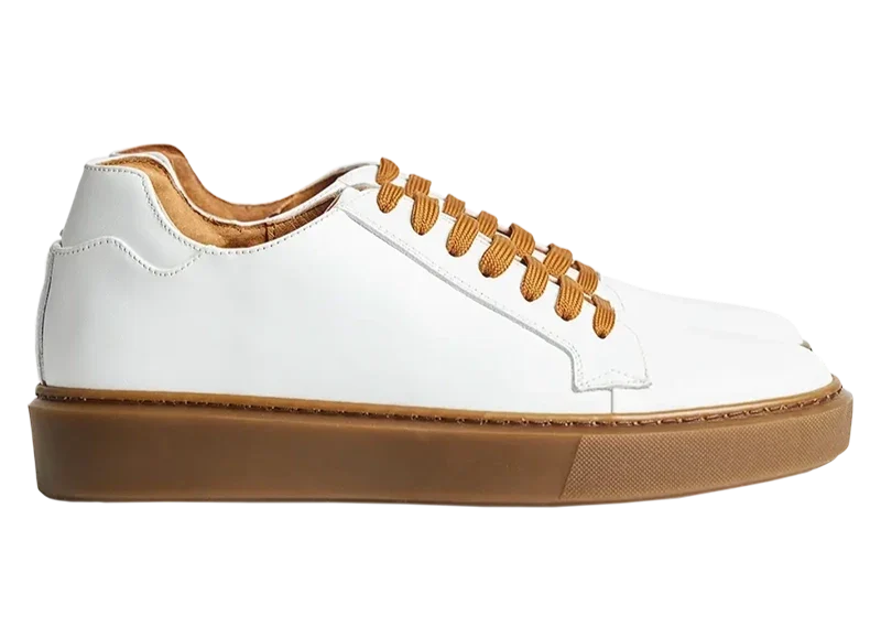 Modica — Sneakers Bianche E Marroni Da Uomo, immagine 1