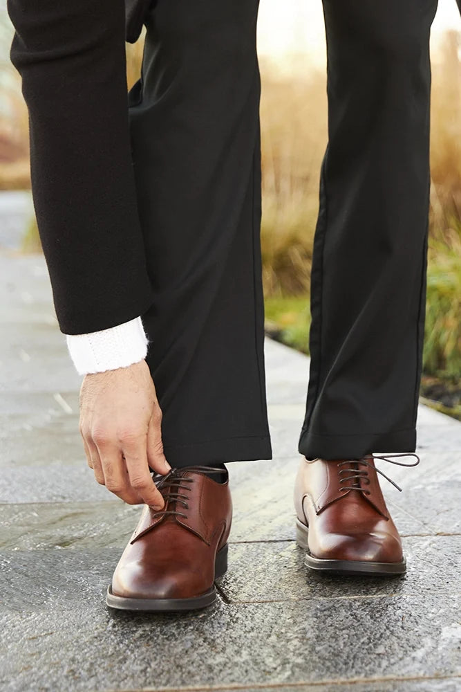 Maddalena — Scarpe Eleganti Marroni Da Uomo, immagine 6
