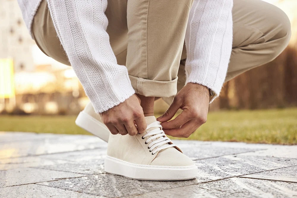 Amalfi — Sneakers Beige Da Uomo, immagine 5