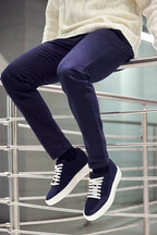 Amalfi — Sneakers Blu Da Uomo, immagine 6