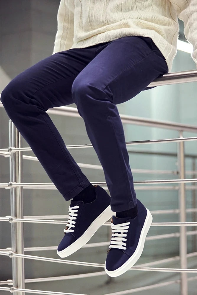 Amalfi — Sneakers Blu Da Uomo, immagine 6