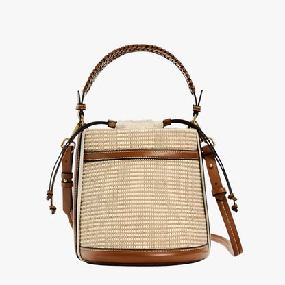 Borsa A Tracolla In Paglia Marrone Donna — Capri, immagine 1