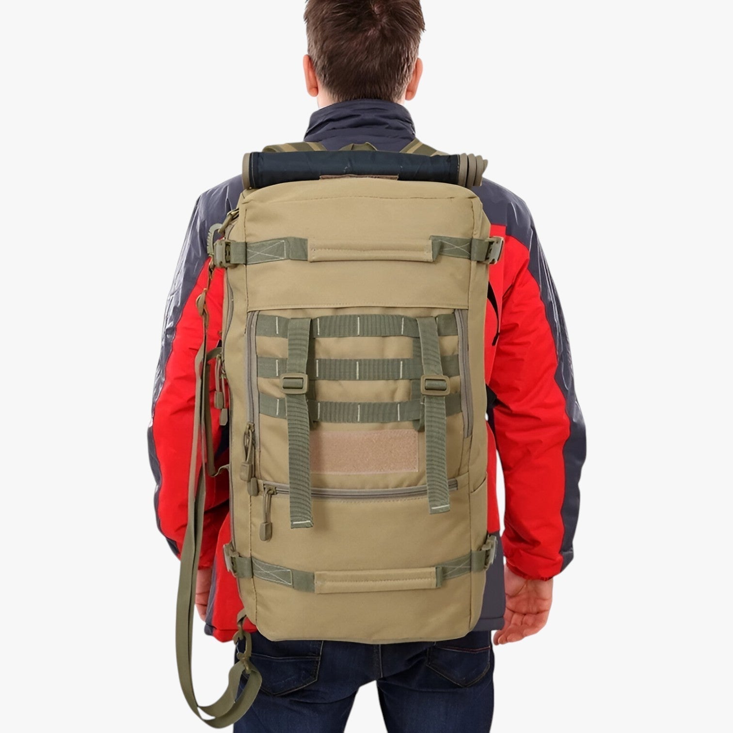 Zaino Da Trekking Kaki Da 50 L Uomo — Stelvio, immagine 6