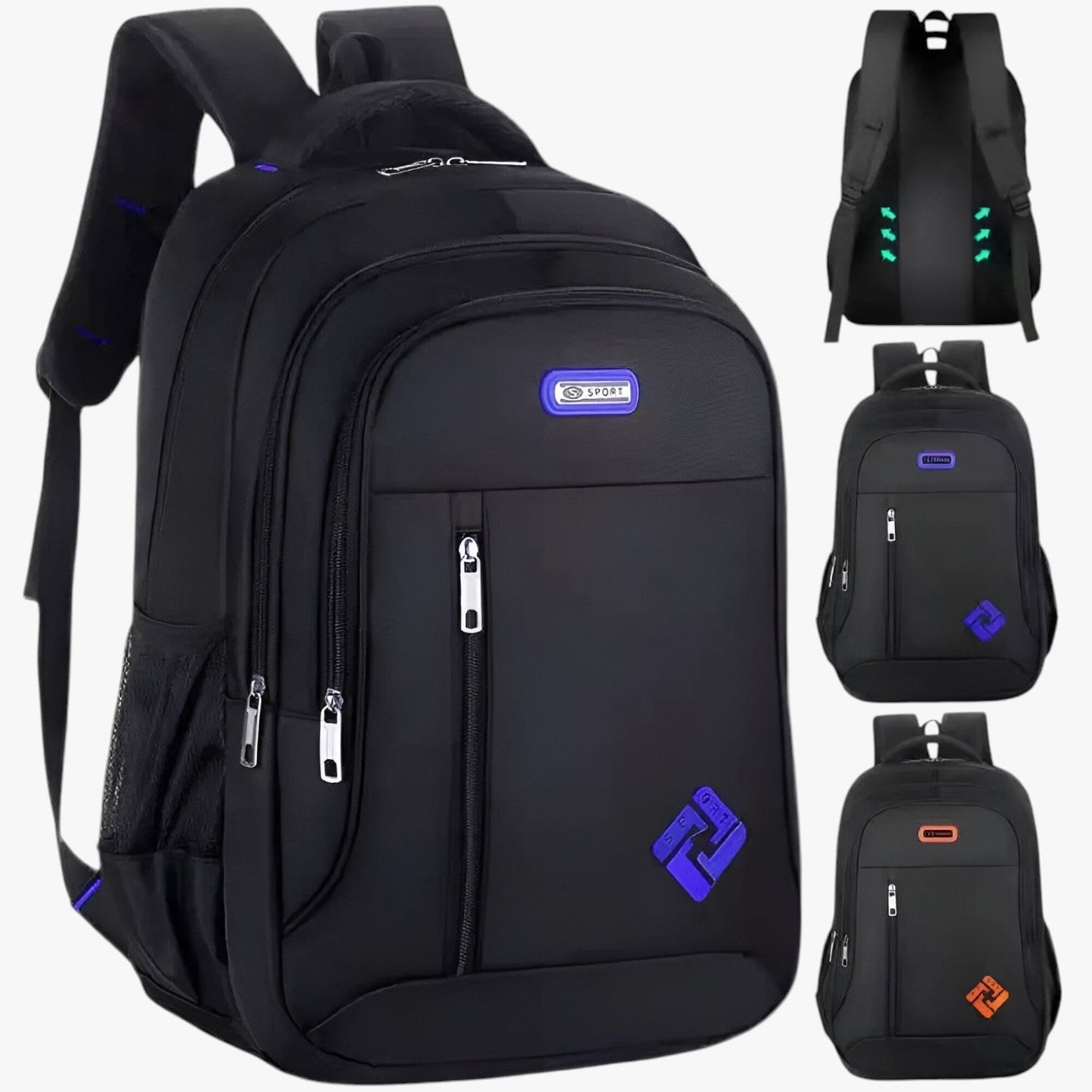 Zaino Multicolore Porta Laptop Da 15,6 Pollici Uomo — Milano, immagine 2