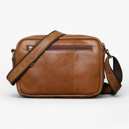 Borsa A Tracolla Marrone Multiscomparto Unisex — Garda, immagine 2