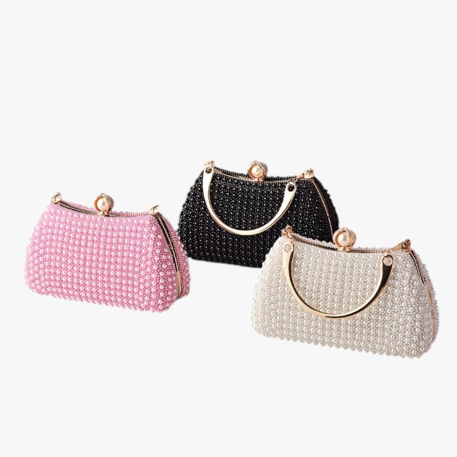 Borsa Da Sera Multicolore Con Perline Donna — Luisa, immagine 2