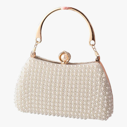 Borsa Da Sera Multicolore Con Perline Donna — Luisa, immagine 1