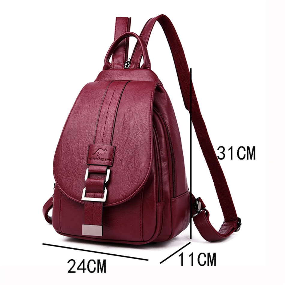 Zaino Multicolore Con Patta Donna — Bellagio, immagine 5