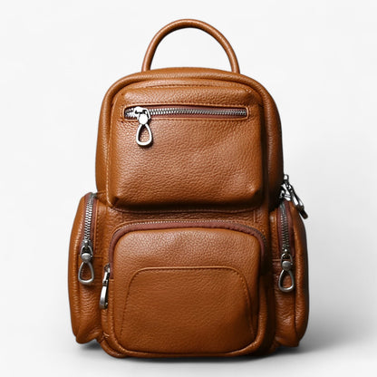 Zaino Borsa 2 In 1 Nero Multitasche Donna — Lucca, immagine 13