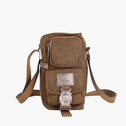 Borsa A Tracolla Nera Multitasche Uomo — Torino, immagine 7