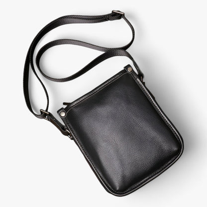 Borsa A Tracolla Nera Verticale Uomo — Lecco, immagine 5