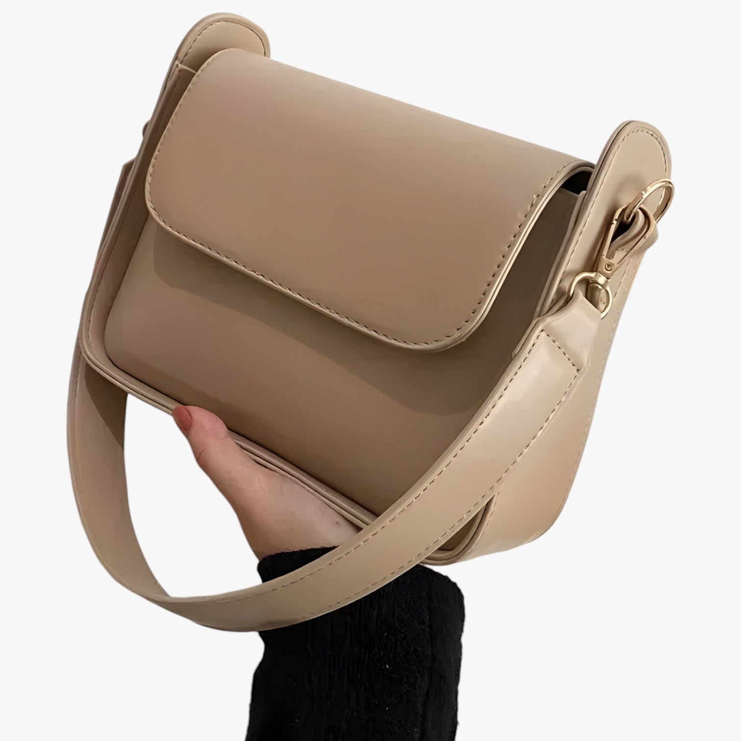 Borsa A Tracolla Multicolore Compatta Donna — Celeste, immagine 11