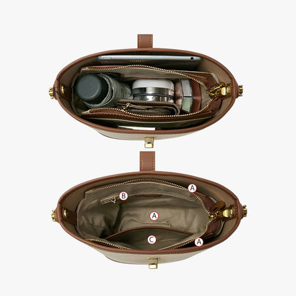 Borsa A Secchiello Multicolore Compatta Donna — Pila, immagine 6