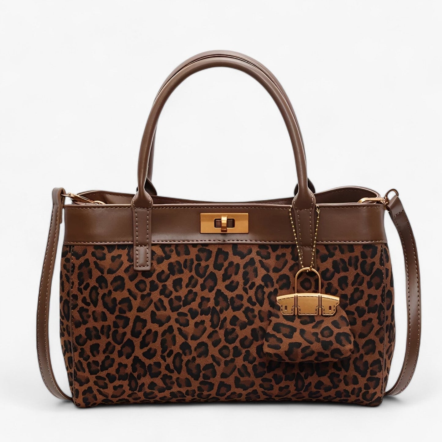 Borsa Tote Leopardata Multicolore Donna — Safari, immagine 1
