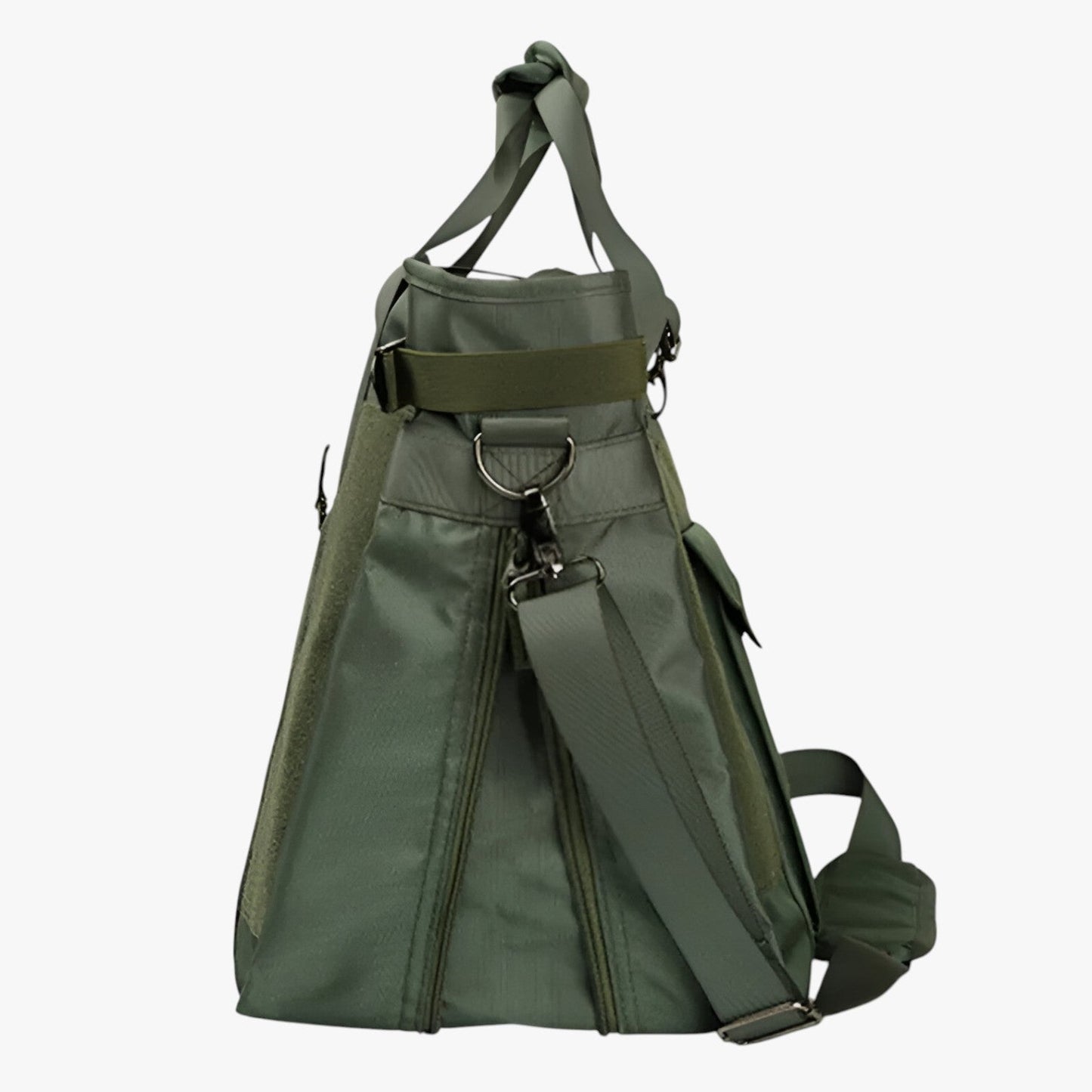 Borsone Da Viaggio Verde Pieghevole Unisex — Brindisi, immagine 4