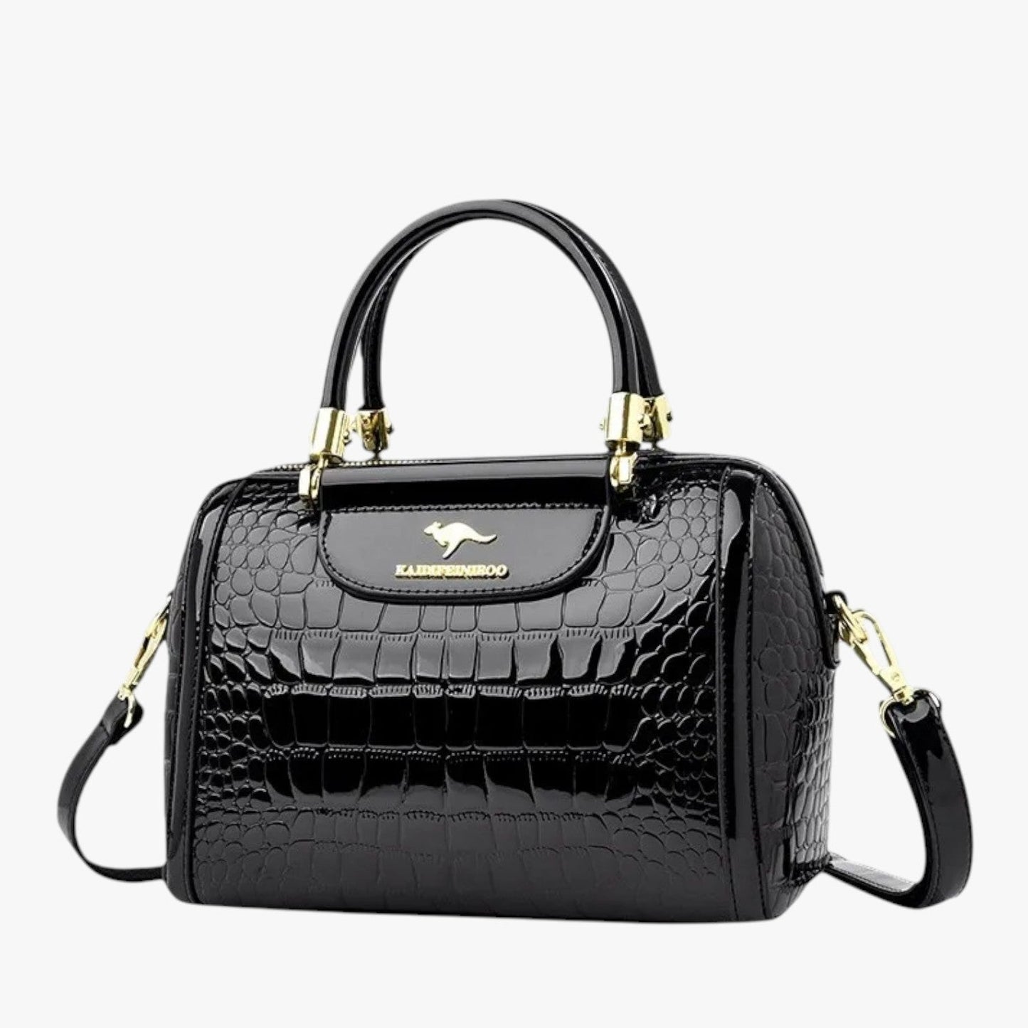 Borsa A Mano Multicolore Effetto Coccodrillo Donna — Garda, immagine 1