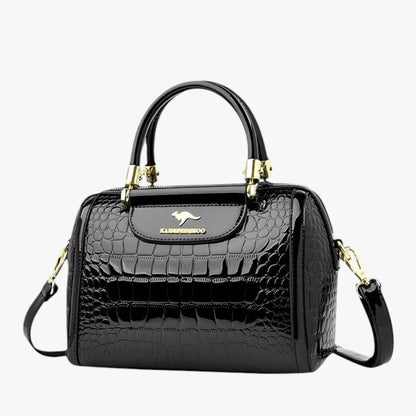 Borsa A Mano Multicolore Effetto Coccodrillo Donna — Garda, immagine 1