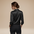 Top Da Donna A Maniche Lunghe Con Scollo A V, immagine 4