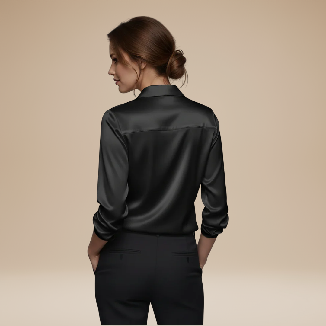 Top Da Donna A Maniche Lunghe Con Scollo A V, immagine 4
