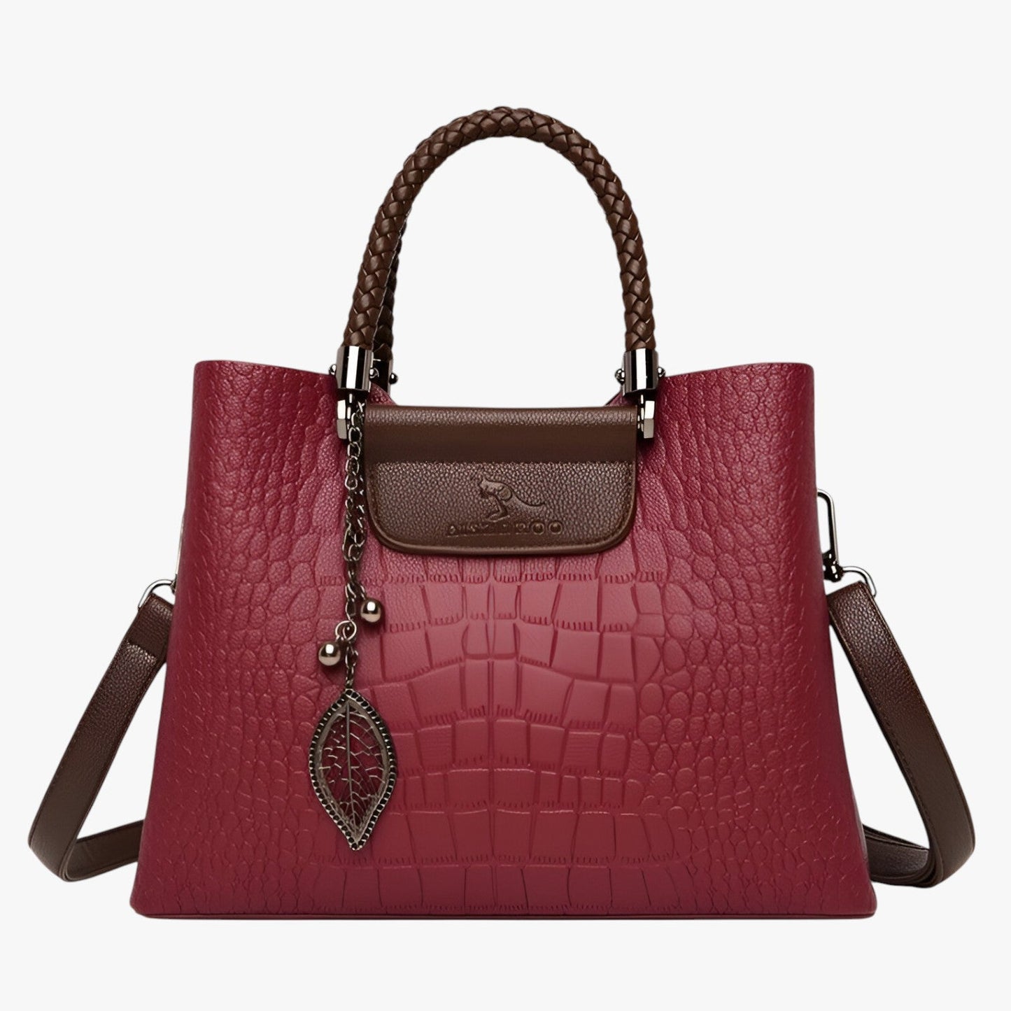 Borsa Tote Multicolore Effetto Coccodrillo Donna — Iseo, immagine 7