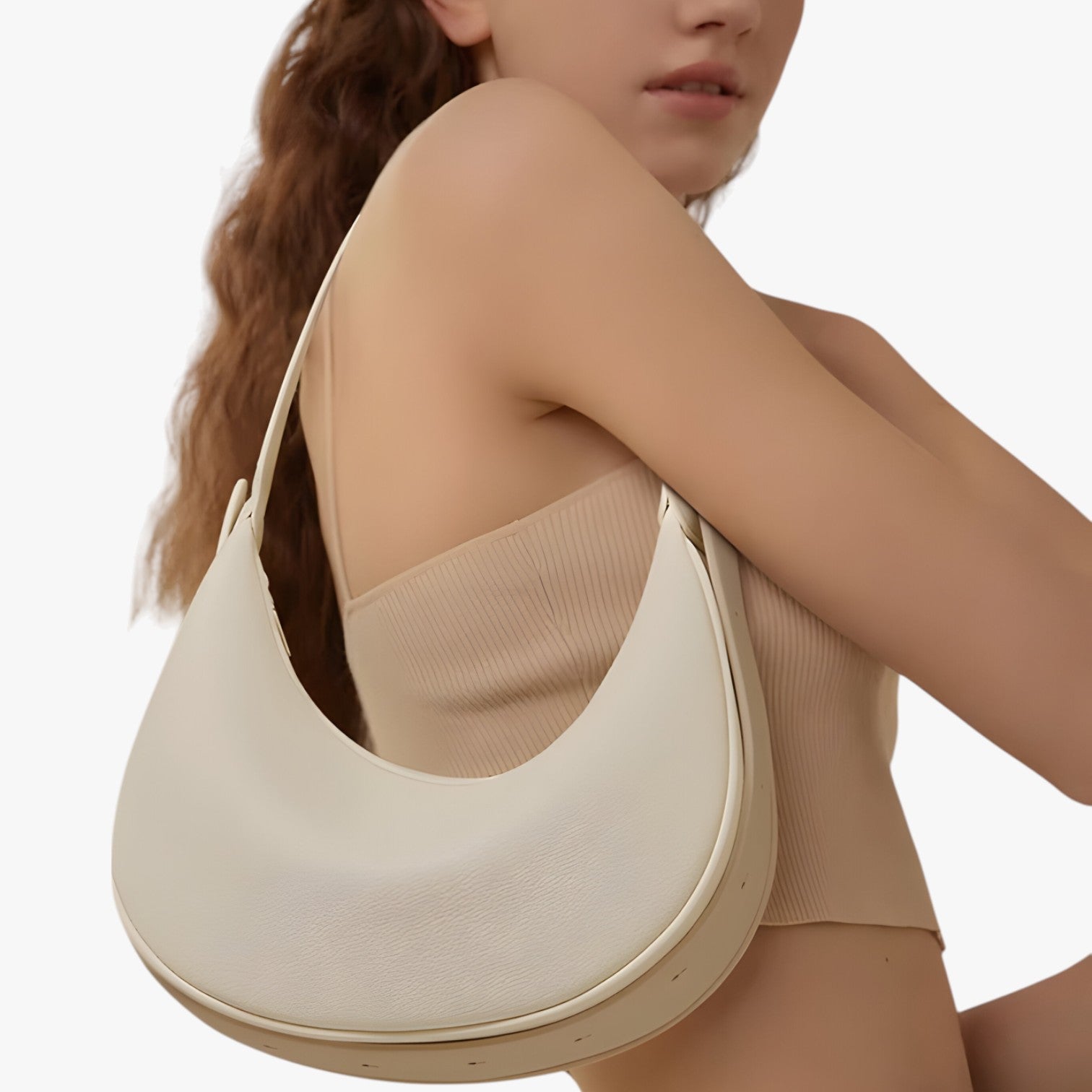 Borsa Hobo Multicolore A Mezzaluna Donna — Luna, immagine 8