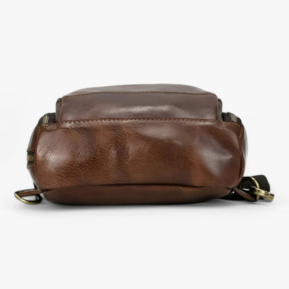 Borsa Da Petto Marrone Multiscomparto Uomo — Tempo, immagine 5