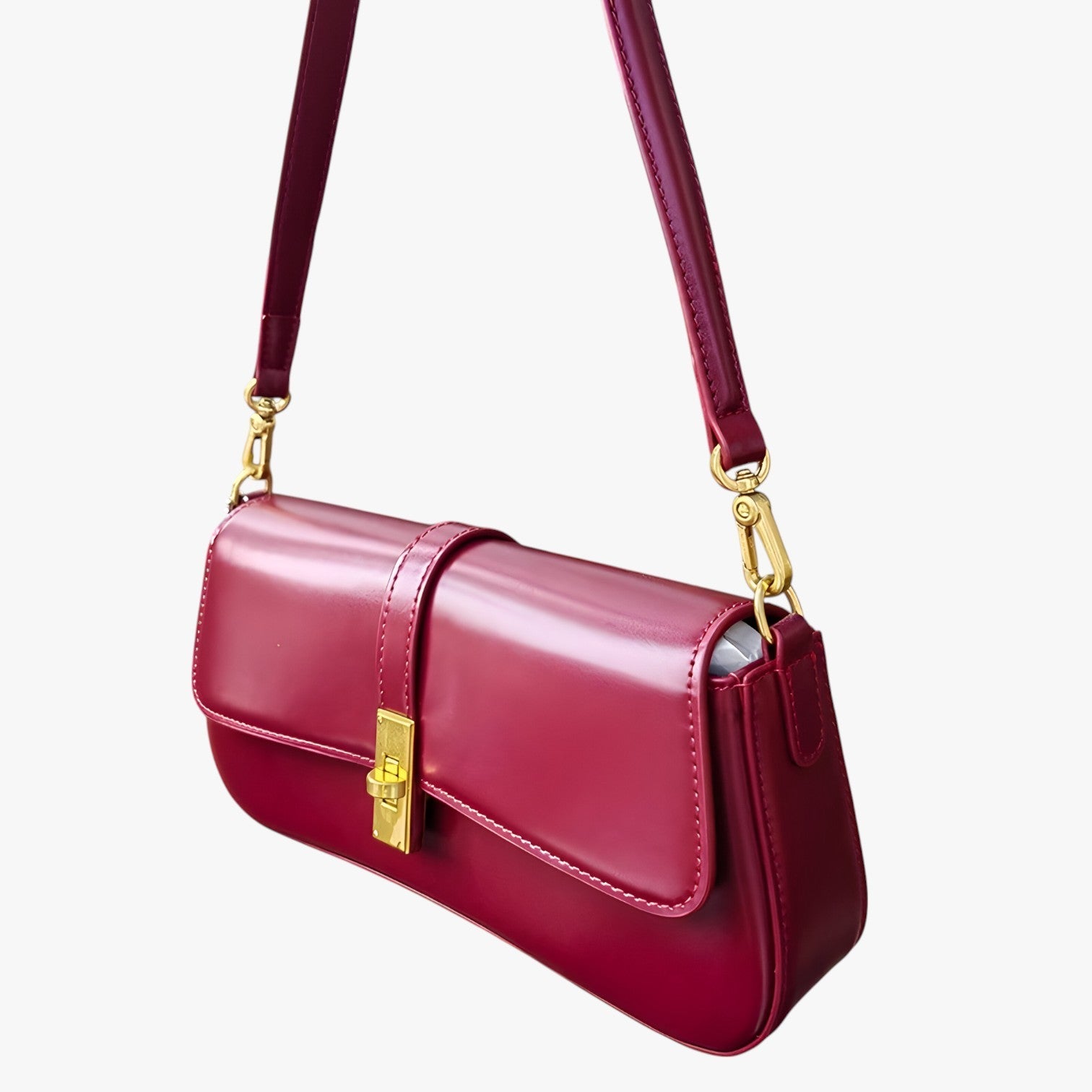 Borsa Baguette Multicolore Compatta Donna — Capri, immagine 9