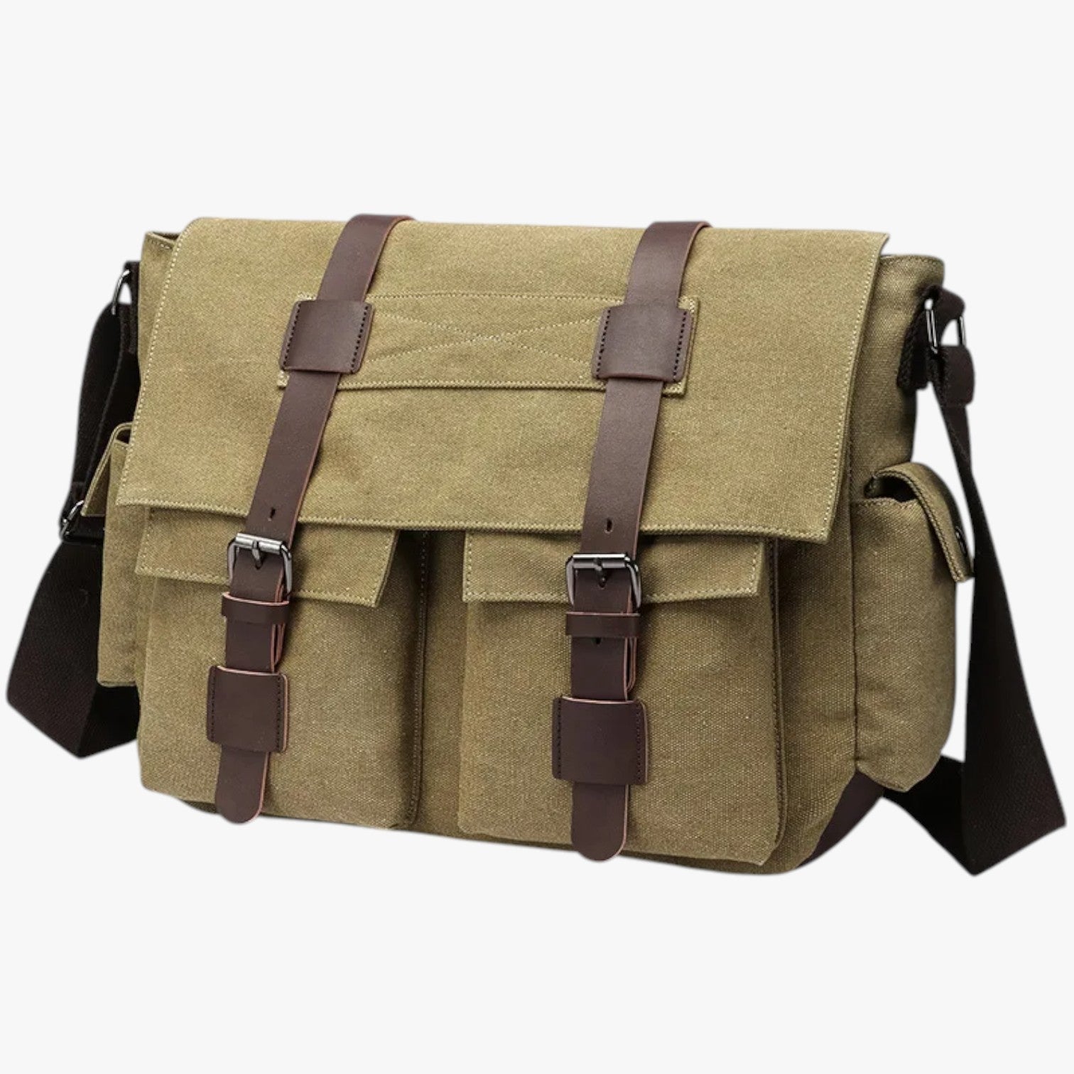 Borsa Messenger Multicolore In Tela Uomo — Pisa, immagine 1