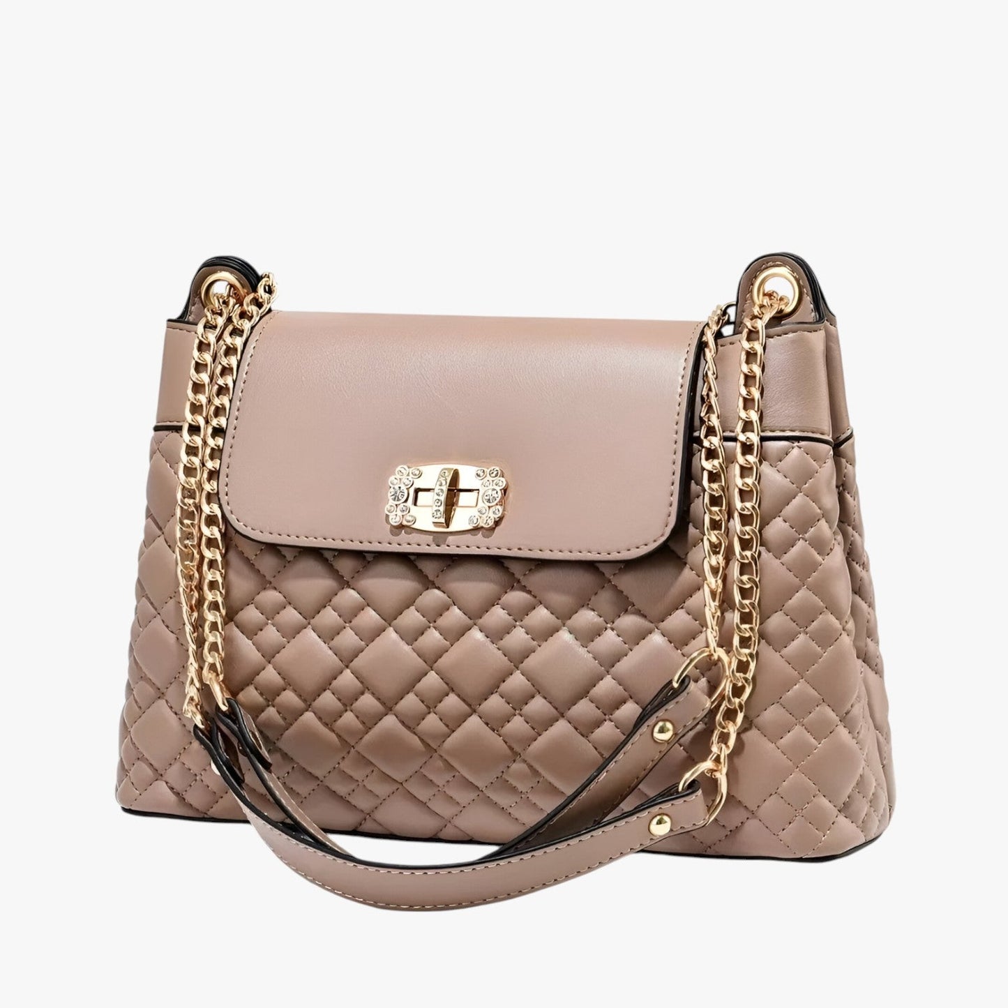 Borsa A Secchiello Trapuntata Multicolore Donna — Viola, immagine 4