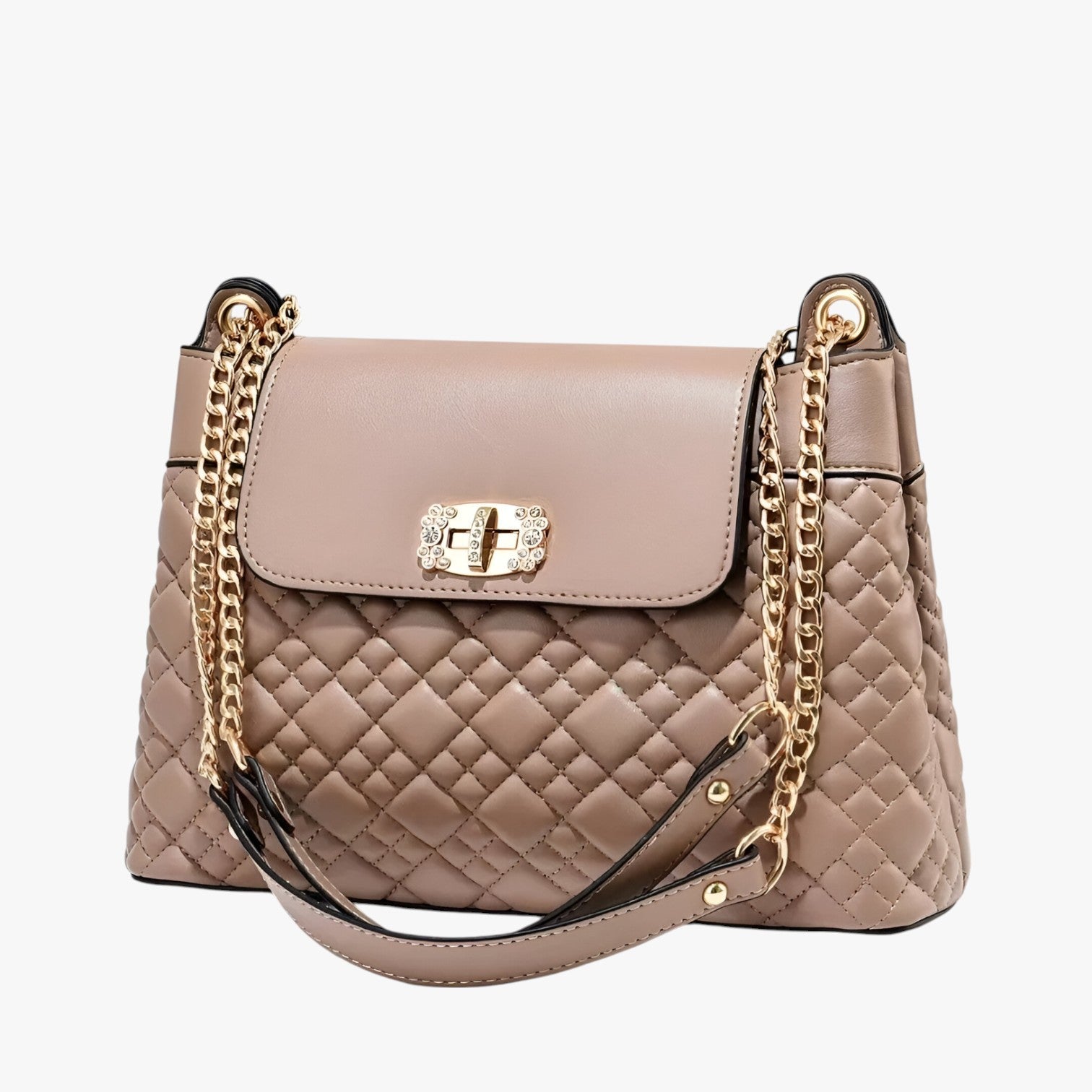 Borsa A Secchiello Trapuntata Multicolore Donna — Viola, immagine 4