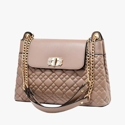 Borsa A Secchiello Trapuntata Multicolore Donna — Viola, immagine 4