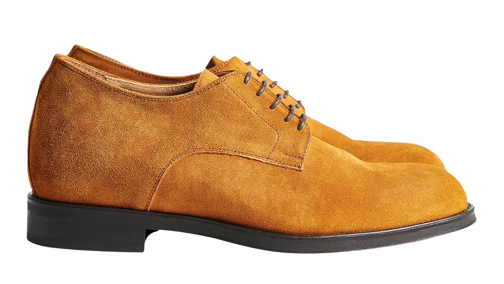 Avise — Scarpe Derby Cammello Da Uomo, immagine 2