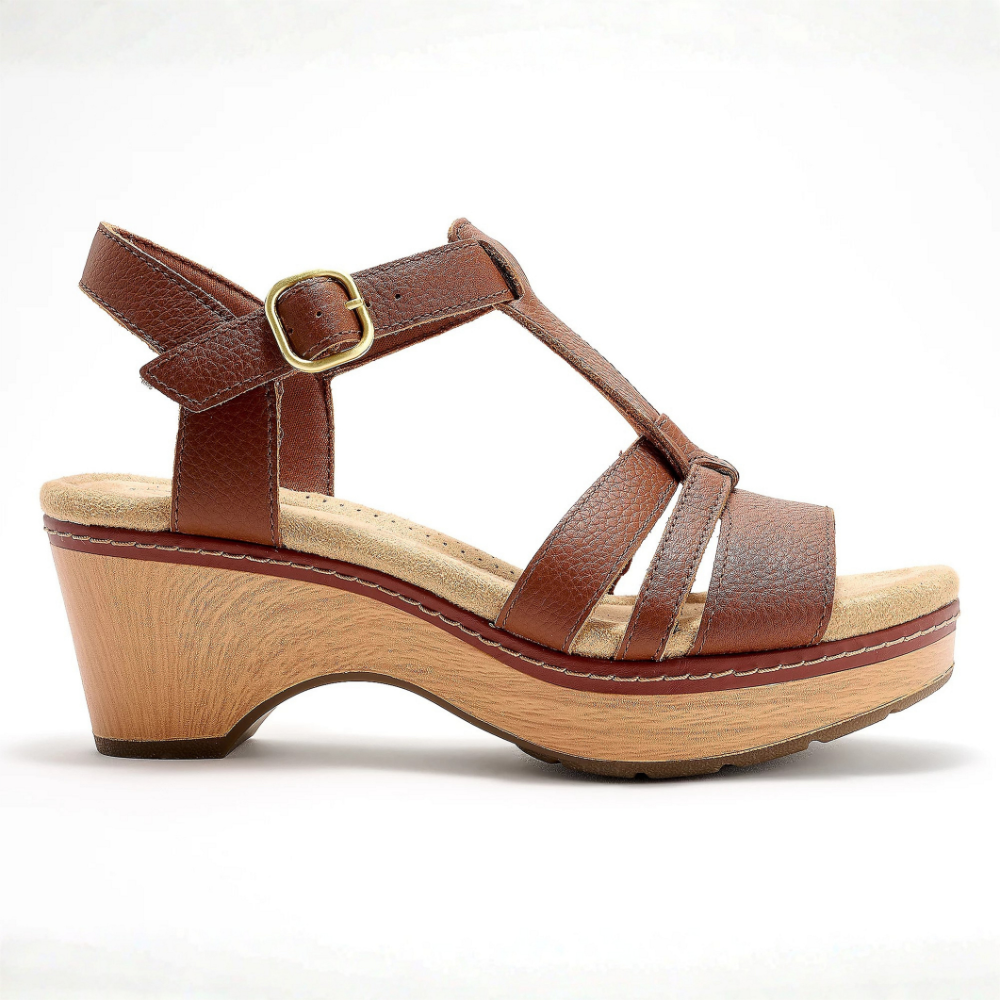 Olivia T-Strap Heeled — Sandali Slingback Da Donna, immagine 4