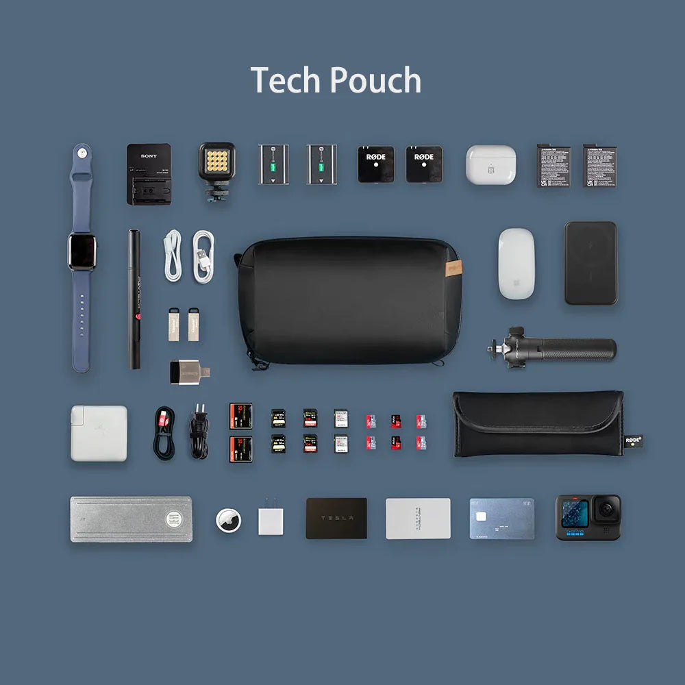 Organizer Tecnologico Nero Compatto Unisex — Tech, immagine 3