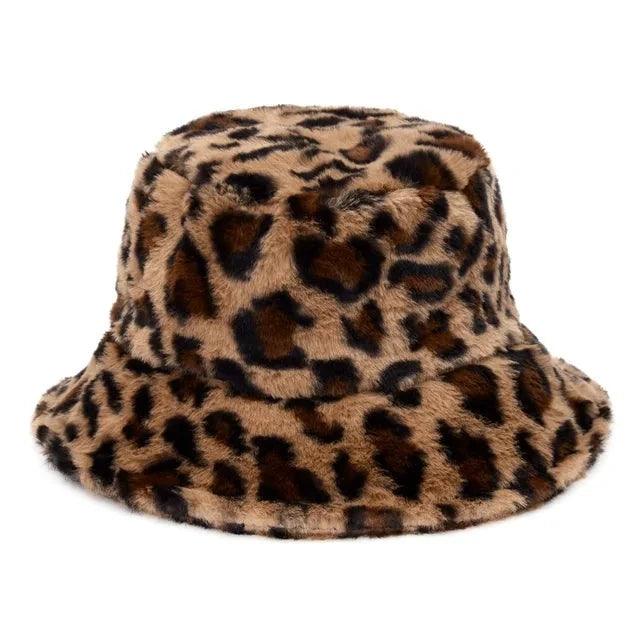 Cappello Bucket Multicolore Animalier Donna — Inverno, immagine 10
