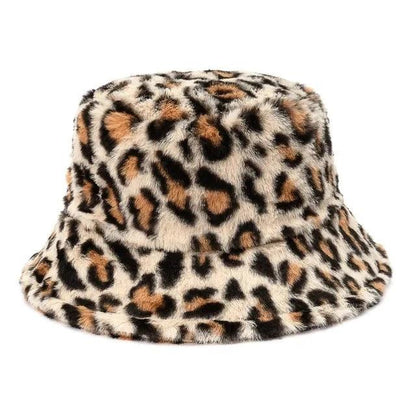 Cappello Bucket Multicolore Animalier Donna — Inverno, immagine 13