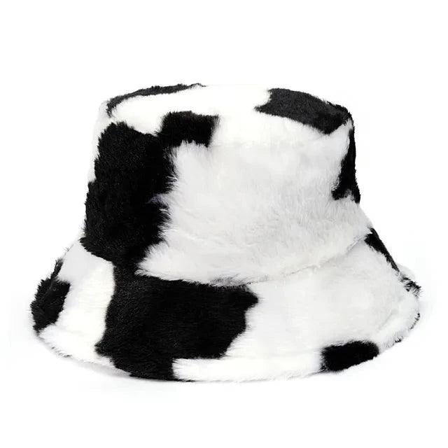 Cappello Bucket Multicolore Animalier Donna — Inverno, immagine 8
