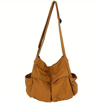 Borsa A Tracolla Multicolore In Tela Donna — Josephina, immagine 8