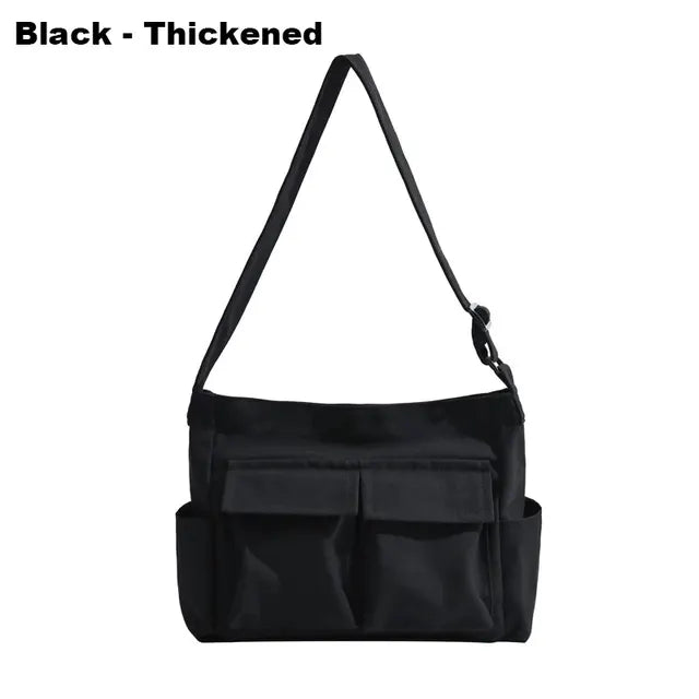 Borsa A Tracolla Multicolore In Tela Donna — Josephina, immagine 10