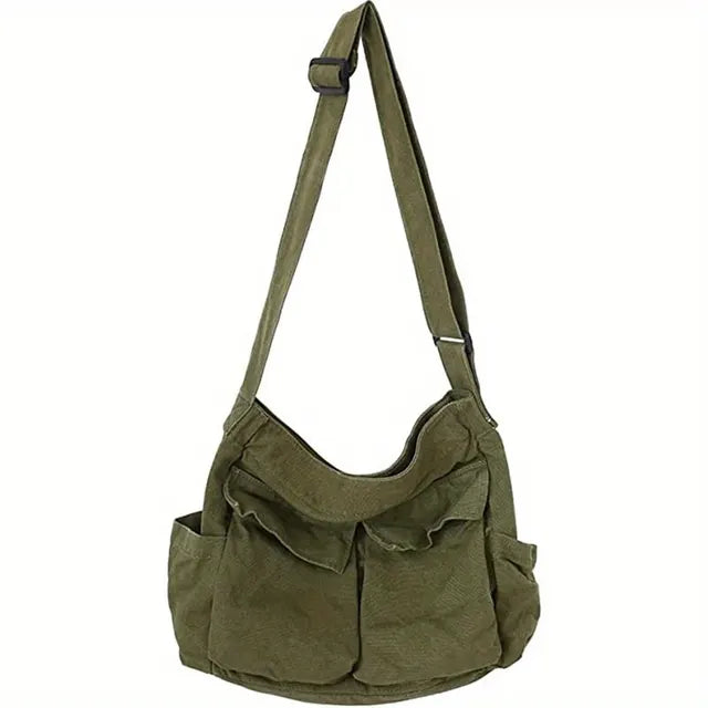 Borsa A Tracolla Multicolore In Tela Donna — Josephina, immagine 7