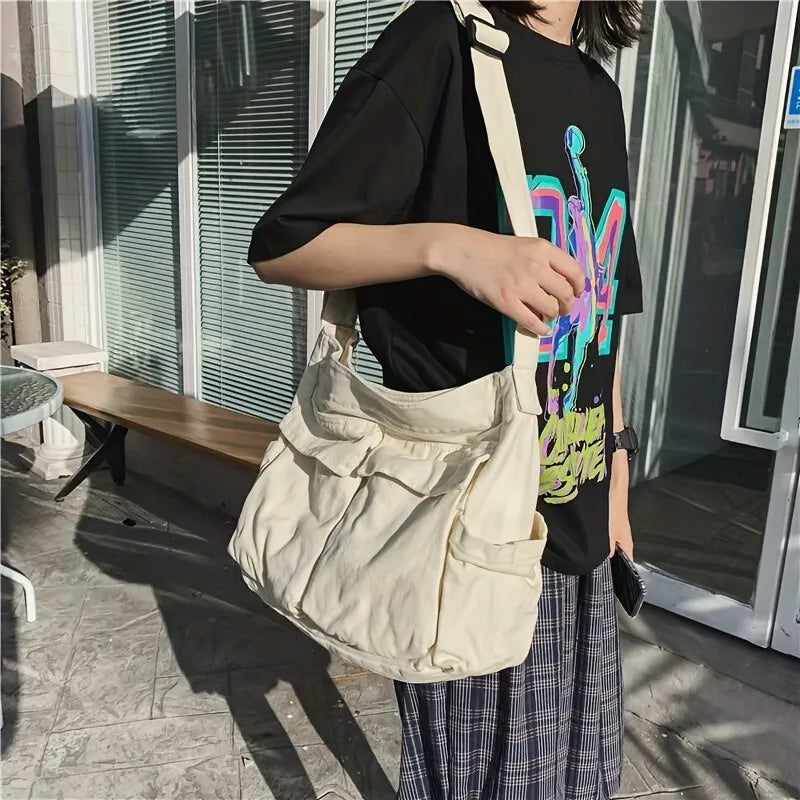 Borsa A Tracolla Multicolore In Tela Donna — Josephina, immagine 5
